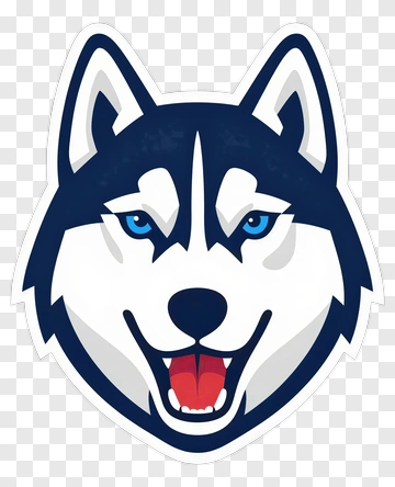 Husky Dog Head Logo PNG