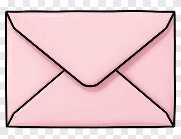Pink Envelope PNG