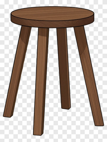 Wooden Stool PNG