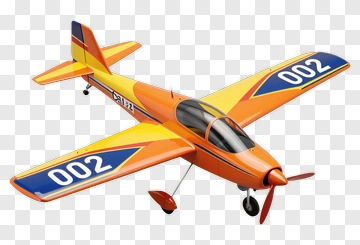 Colorful Model Airplane PNG