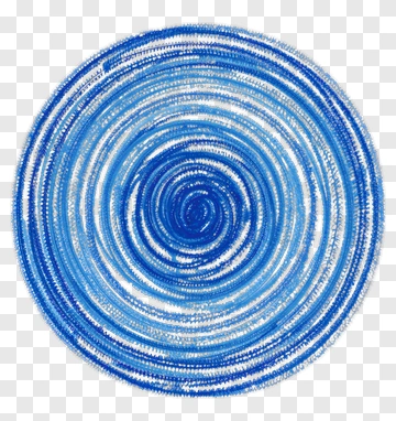 Blue Circular Pattern PNG