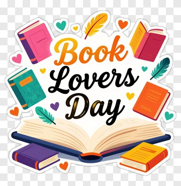 Book Lovers Day Celebration PNG