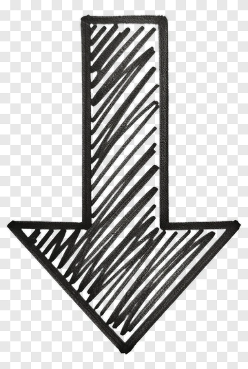 Black Arrow Downward PNG