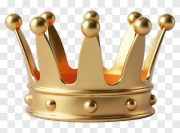 Golden Crown PNG