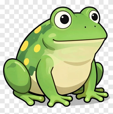 Cartoon Frog PNG