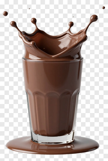 Chocolate Drink With Splash PNG