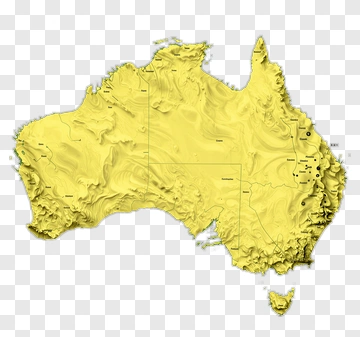 Topographic Map Of Australia PNG