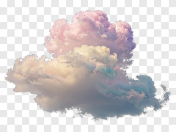 Colorful Cloud PNG