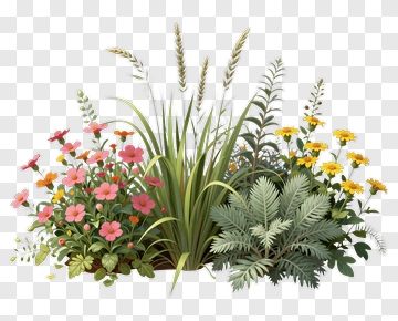 Colorful Flower Arrangement PNG