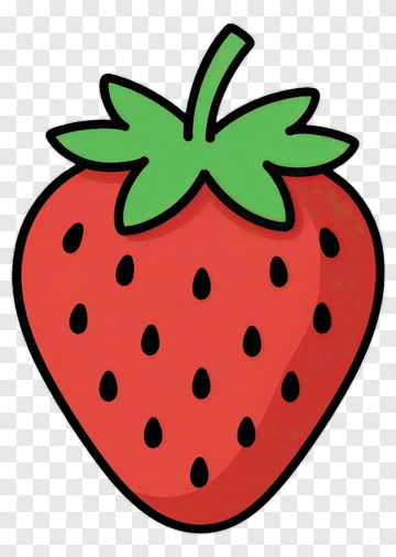 Cartoon Strawberry PNG