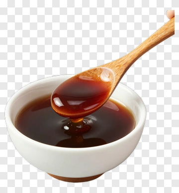 Bowl Of Sauce With Wooden Spoon PNG