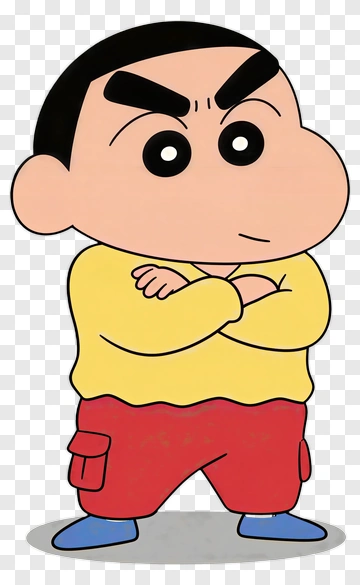Cartoon Character With Arms Crossed PNG