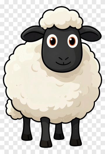 Cartoon Sheep PNG