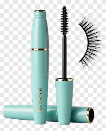 Turquoise Mascara And Eyelash Set PNG