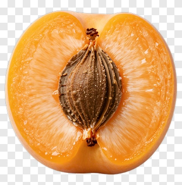Halved Quince Fruit PNG
