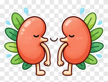 Cartoon Kidney Beans With Leaves PNG
