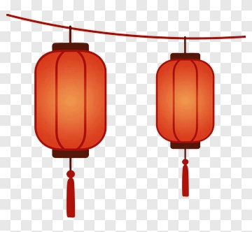 Red Chinese Lanterns PNG