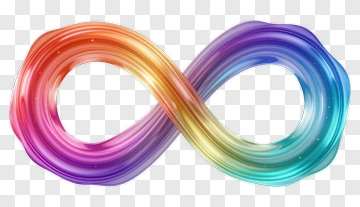 Colorful Infinity Symbol PNG