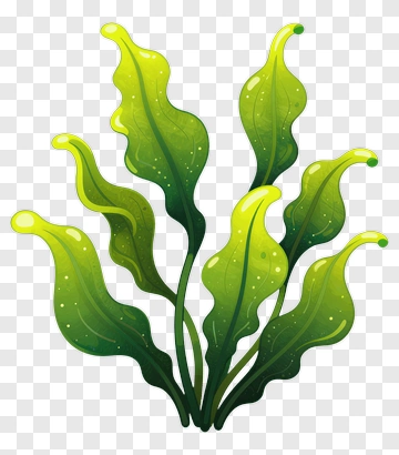 Colorful Seaweed Plant PNG