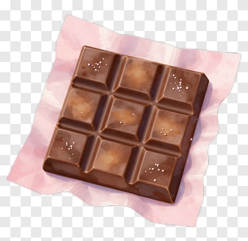 Chocolate Bar On Wrapper PNG