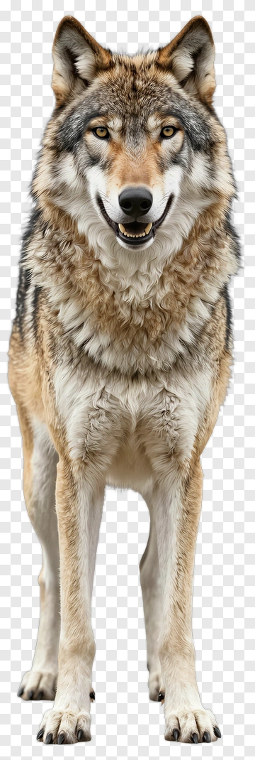 Wolf Standing Proudly PNG