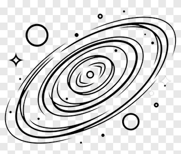 Spiral Galaxy Illustration PNG