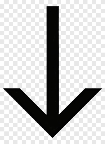 Black Downward Arrow PNG