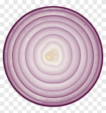 Cross-Section Of A Purple Onion PNG