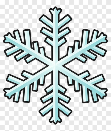 Cartoon Snowflake PNG