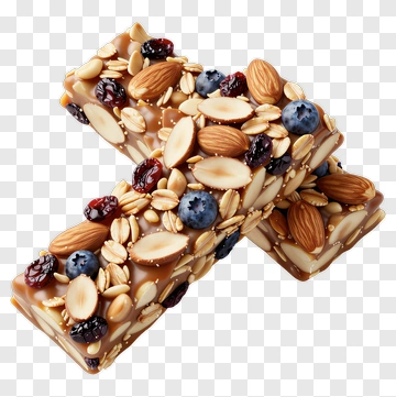 Nut And Berry Granola Bar PNG