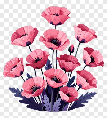 Colorful Flower Bouquet PNG