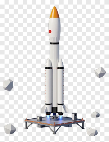 Rocket On Launch Pad PNG