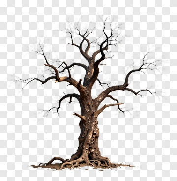 Dead Tree With Twisted Branches PNG