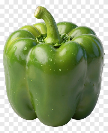 Green Bell Pepper PNG