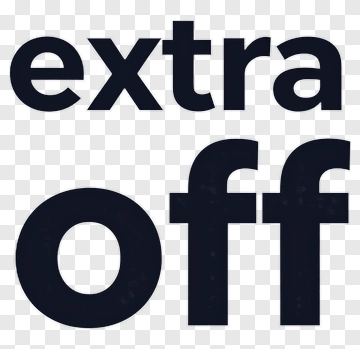 Extra Off Discount Sign PNG
