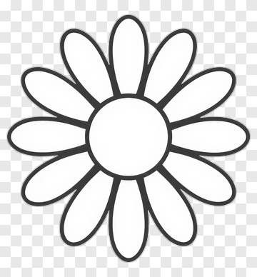 Simple Flower Illustration PNG