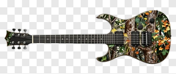 Camouflage Electric Guitar PNG