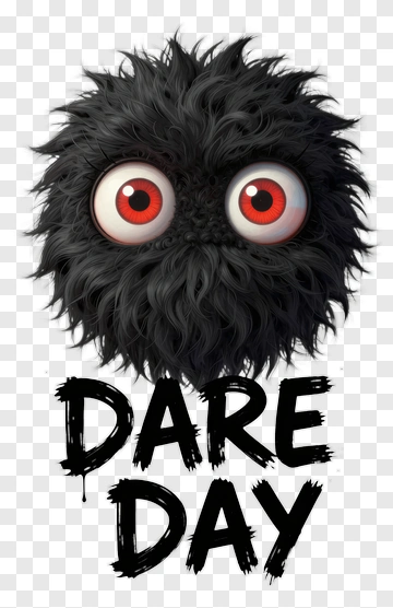 Cartoon Creature For Dare Day PNG