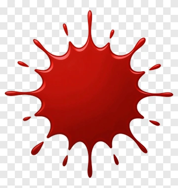 Red Paint Splash PNG