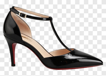 Black High Heel Shoe PNG