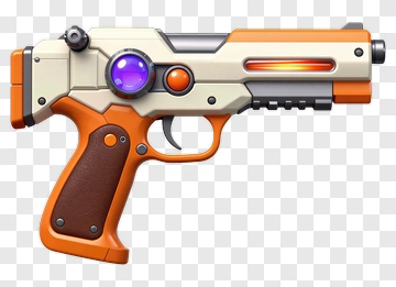 Futuristic Toy Pistol PNG