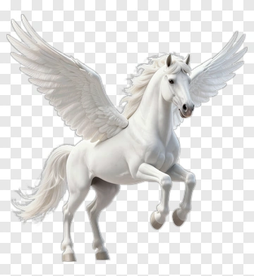 3D Winged Horse PNG