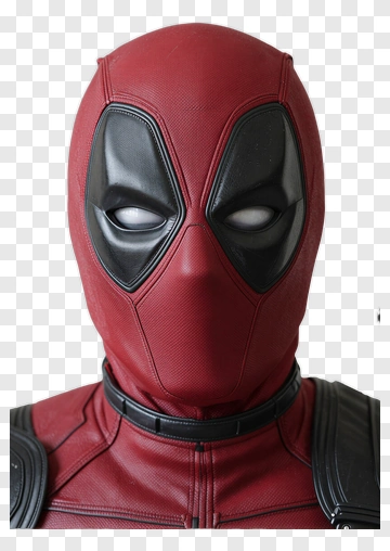 Deadpool Costume Mask PNG