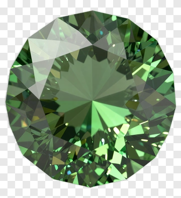 Green Gemstone PNG