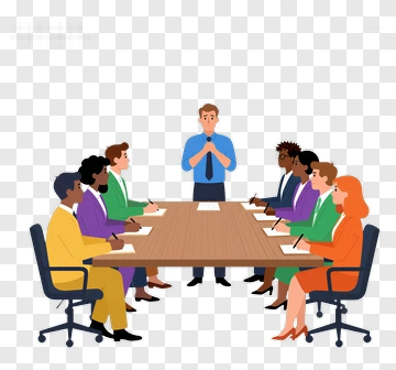 Business Team In A Meeting PNG