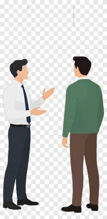 Businessmen Engaging In Conversation PNG