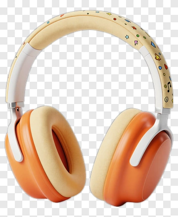 Colorful Headphones PNG
