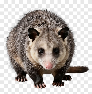 Opossum Sitting On Its Hind Legs PNG