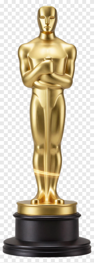 Golden Oscar Trophy PNG