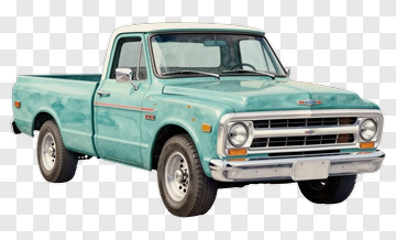 Vintage Chevrolet Pickup Truck PNG